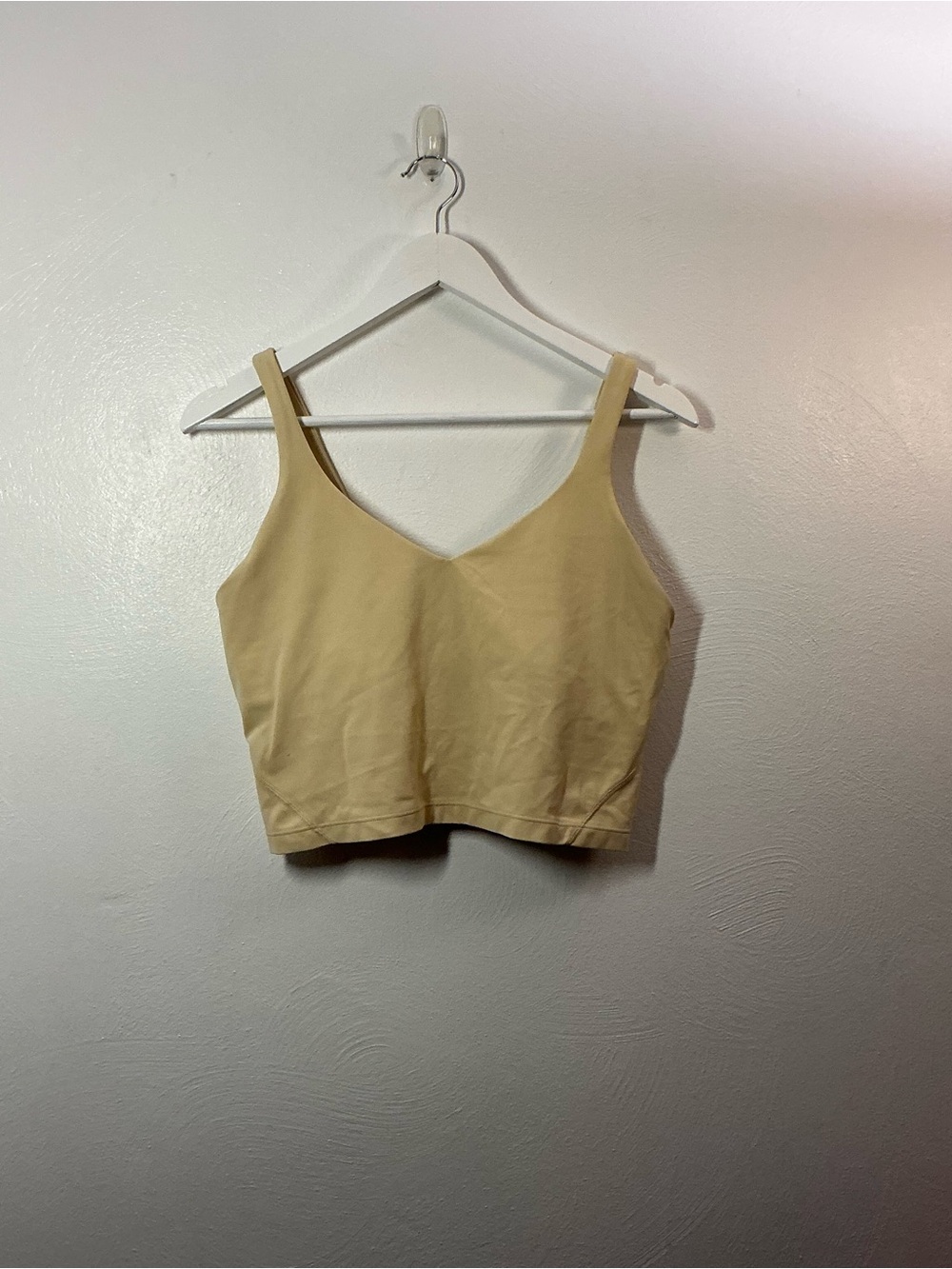 lululemon Athletica Align Nude Crop Tank Top Size 12